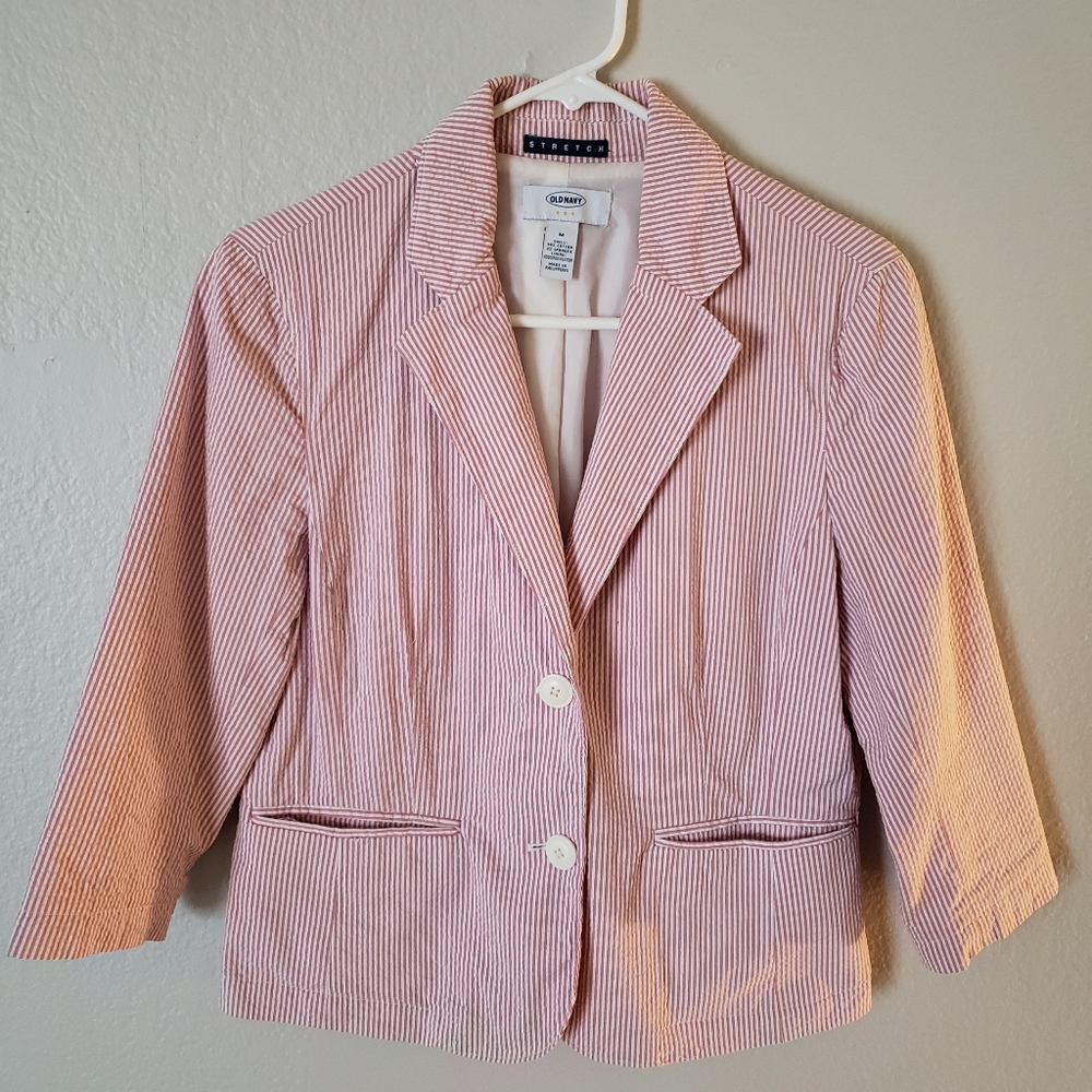 Old Navy Seersucker blazer